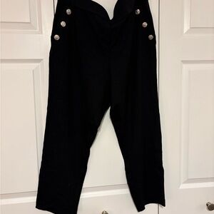 Jones New York Classic Black Trousers